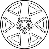 OEM 2003 Toyota Avalon Wheel, Alloy - 42611-AC030