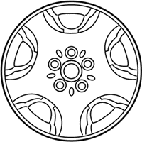 OEM 2004 Toyota Avalon Wheel, Alloy - 42611-AC040