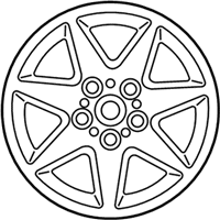 OEM 2002 Toyota Avalon Wheel, Alloy - 42611-AC050