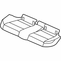 OEM 2016 BMW M3 Foam Section, Seat - 52-20-7-387-640