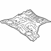 OEM 2015 Infiniti QX70 Floor-Rear, Front - G4512-1BAMA