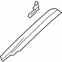 OEM 2020 Lincoln Continental Windshield Pillar Trim - GD9Z-5403599-BF