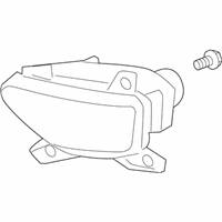 OEM 2012 Hyundai Veracruz Front Passenger Side Fog Light Assembly - 92202-3J000