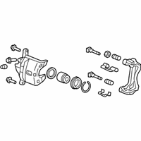 OEM 2018 Honda Civic Front Caliper Sub-Assembly - 45019-TBF-000