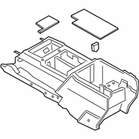 OEM Ford F-350 Super Duty Floor Console - KC3Z-28045A36-AA