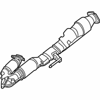 OEM 2010 Nissan Altima Exhaust Tube Assembly, Front - 20020-ZX00A