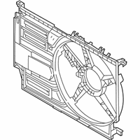 OEM 2016 BMW X1 Fan Shroud - 17-42-7-637-189