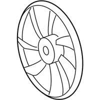 OEM Lexus LS460 Fan - 16361-38080
