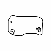 OEM 2020 Honda Passport Baffle, Steering Heat - 53692-TG7-A00