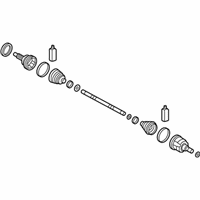 OEM Kia Shaft Assembly-Drive, RH - 49501J5300