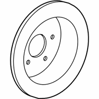 OEM 2009 Lincoln Town Car Rotor - 3U2Z-2V026-DB