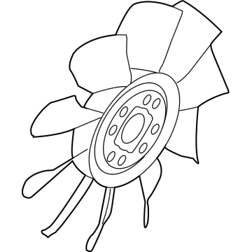 OEM Ford Excursion Fan Blade - F81Z-8600-KA