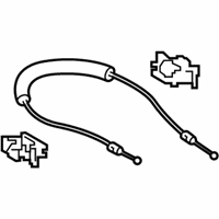 OEM Acura MDX Wire Assembly, Hood Remote - 74140-TZ5-A00
