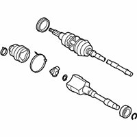 OEM 2016 Lexus IS300 Shaft Assembly, Front Drive - 43410-30050