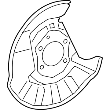 OEM 2019 Toyota RAV4 Dust Shield - 47803-06010