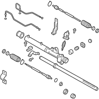 OEM 2003 Hyundai Elantra Gear & Linkage Assembly-Power Steering - 57700-2D000