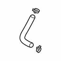 OEM Hyundai Hose Assembly-Radiator, Upper - 25414-D3501