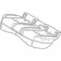 OEM 2022 Lexus UX200 Pad Sub-Assembly, RR Sea - 71503-76070