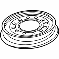OEM Saturn LW2 Wheel Rim Assembly, 16X4 Compact Spare - 9595201