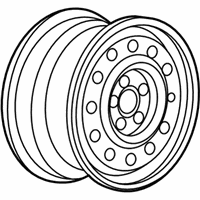 OEM Saturn LW300 Wheel, Steel - 90575885