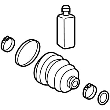 OEM 2022 Hyundai Ioniq 5 BOOT KIT-DIFF SIDE - 495A5-GI000