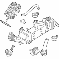 OEM 2018 BMW 530i EXHAUST COOLER - 11-71-8-570-655