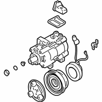 OEM 2000 Hyundai Accent Compressor Assembly - 97701-25000