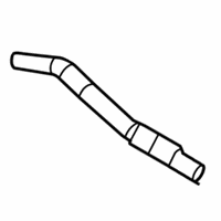 OEM 2007 Saturn Ion Radiator Surge Tank Outlet Hose - 22731266