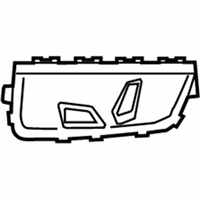 OEM 2020 BMW X1 Switch, Seat Adjustment - 61-31-9-276-616