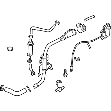 OEM 2021 Kia K5 Filler Neck Assembly-FUE - 31030L3600