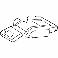 OEM 2012 Lexus LS460 Pad, Rear Seat Cushion, LH - 71504-50060