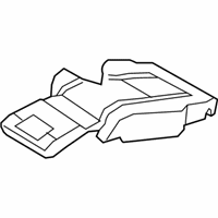 OEM 2010 Lexus LS600h Pad, Rear Seat Cushion, LH - 71504-50060