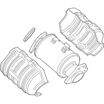 OEM 2020 Chevrolet Corvette Converter & Pipe - 12704808