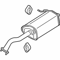 OEM Hyundai Rear Muffler Assembly - 28710-A5350