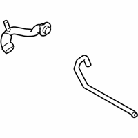 OEM BMW Engine Coolant Hose - 11-53-7-547-244