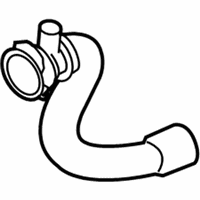 OEM 2007 BMW X5 Coolant Hose - 17-12-7-537-108