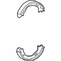 OEM 2016 Dodge Charger Parking Brake Shoe And Lining Kit - 68020626AB