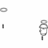 OEM Hyundai XG350 Catalyst Case Assembly, Left - 28530-39675