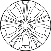 OEM 2018 Lexus NX300 Wheel, Disc - 42611-78150