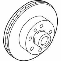 OEM 2008 Nissan 350Z Rotor-Disc Brake, Rear - 43206-CD005