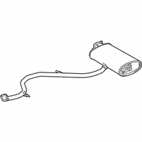 OEM 2022 Toyota Corolla Muffler & Pipe - 17430-24360