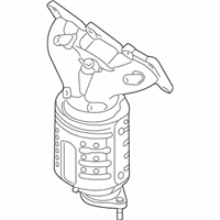 OEM 2007 Hyundai Sonata Exhaust Manifold Catalytic Assembly, Left - 28510-3C570