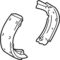 OEM Oldsmobile Silhouette Brake Shoes - 18030045