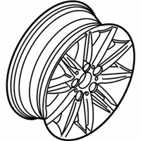 OEM 2008 BMW 128i Light Alloy Rim - 36-11-8-036-937