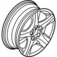 OEM 2008 BMW 128i Light Alloy Rim - 36-11-6-775-622