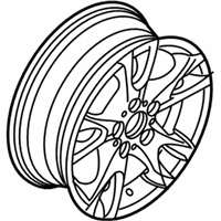OEM 2008 BMW 128i Light Alloy Rim - 36-11-6-778-218
