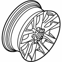 OEM 2008 BMW 128i Light Alloy Rim - 36-11-6-779-380