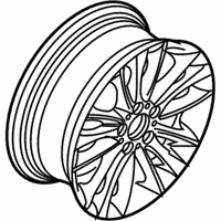 OEM 2008 BMW 128i Light Alloy Rim - 36-11-6-779-797