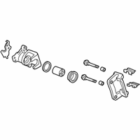 OEM 2010 Honda Accord Caliper Sub-Assembly, Right Rear - 43018-TA0-A01