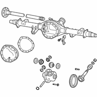 OEM 2004 Dodge Ram 2500 Axle-Service Rear - 5127608AB